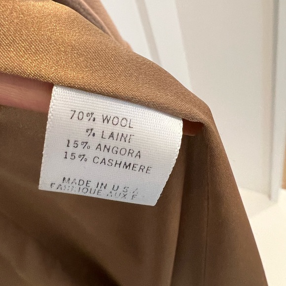 Theory Wool Cashmere Camel Coat - Picture 7 of 9